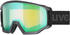 black matt/green