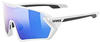 uvex Sportstyle 231 Sportbrille (Farbe: 8806 white mat, mirror blue (S2))