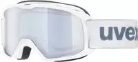 Uvex S55064005703301, uvex Elemnt FM Skibrille (1030 white matt, mirror silver/blue