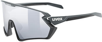 uvex sportstyle 231 2.0 black-grey mat/mirror silver