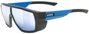 uvex mtn style P black blue matt/mirror blue