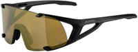 Alpina Hawkeye S Q-Lite black matt / bronce mirror lens Schwarz Modell 2024