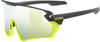 uvex Sportstyle 231 Sportbrille (Farbe: 2616 black/yellow mat, mirror yellow (S3))