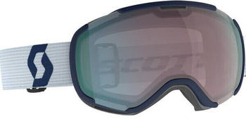 Scott Sports Scott Goggle Faze II dark blue/light grey enhancer aqua chrome (76155236)
