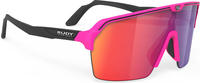 Rudy Project Spinshield Air pink fluo matte/multilaser red