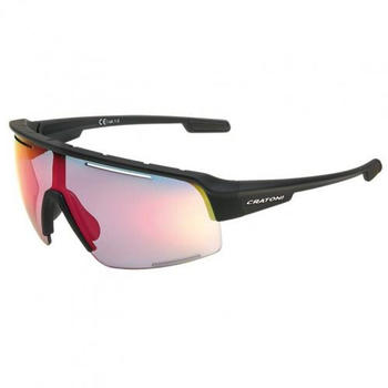 Cratoni C-Matic NXT Photochromic black rubber/clear with red mirror