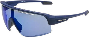 Cratoni C-Matic NXT Photochromic blue rubber/clear with blue mirror