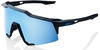 100% 100% MTB-Sportbrille Speedcraft Matte Black - HiPER Blue Multilayer Mirror...