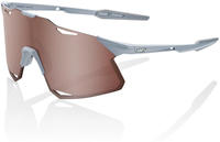 100 Percent Hypercraft Mat Stone Grey / HiPER Crimson Silver Mirror Lens Grau Modell