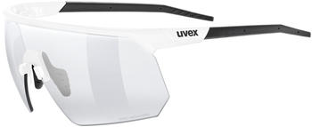 uvex Pace One V white/clear mirror