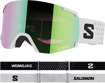 Salomon S/view Sigma Ski Goggles Weiß Emerald/CAT (19575105)