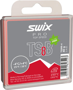 Swix TS8 Black -4°C/+4°C 40g