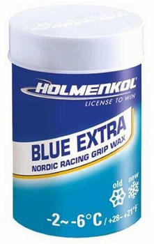 Holmenkol Grip blue Extra -2°c/-6°c Wax 45g Blau