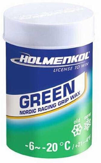 Holmenkol Grip green -6°c/-20°c Wax 45g Grün