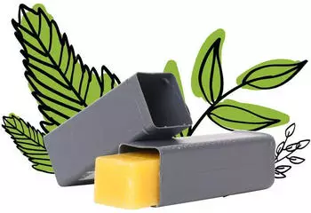 Kohla Green Line skin wax "to go" - Behandlung Skitourenfelle Grey