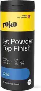 Toko Jet Powder Top Finish Cold 30 g Fluorfreies Rennwachs für kalte & aggressive Schneebedingungen (5505019)