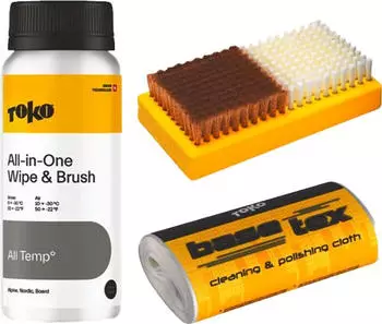 Toko Flüssigwachsset All-In-One Wipe & Brush Kit (5505004)