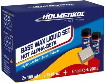 Holmenkol Basic Set Hot 2x100ml Liquid Wax Durchsichtig (24138)