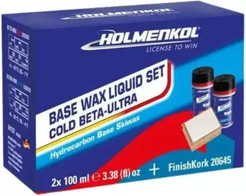 Holmenkol Basic Set Cold 2x100ml Liquid Wax Durchsichtig (24137)