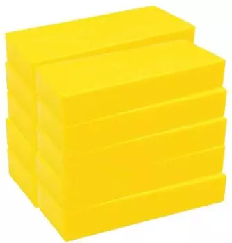 SkinStar Universal Wachs gelb Ski Wax Barwax Stangenwax 10x250 g Werkstatt (SK-Werkstatt-GELB-2500)
