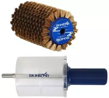 SkinStar Komplett Bürsten Set Rotorbürste Speed Stick Brush Kupfer-Bronze 120mm (23217-ST-KU-120mm)