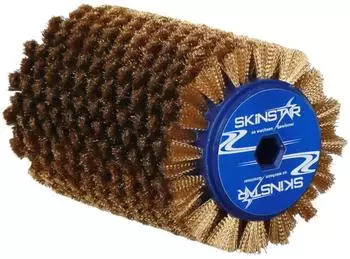 SkinStar Belagbürste Rotorbürste Skibelag-Bürste Speed Brush Kupfer Bronze 100mm (23217-100mm)
