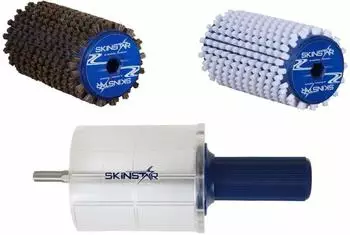 SkinStar Komplett Bürsten Set Rotorbürste WorldCup Professional 4-teilig 100mm (23217-ST-NY-RO-100mm)