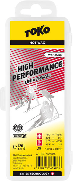 Toko High Performance Hot Wax universal 120g