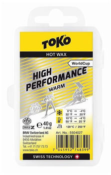 Toko Hot Wax high Performance warm 40g Einheitsgröße gelb