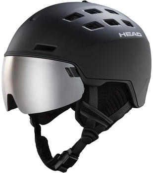 Head Radar Visor Helmet Black