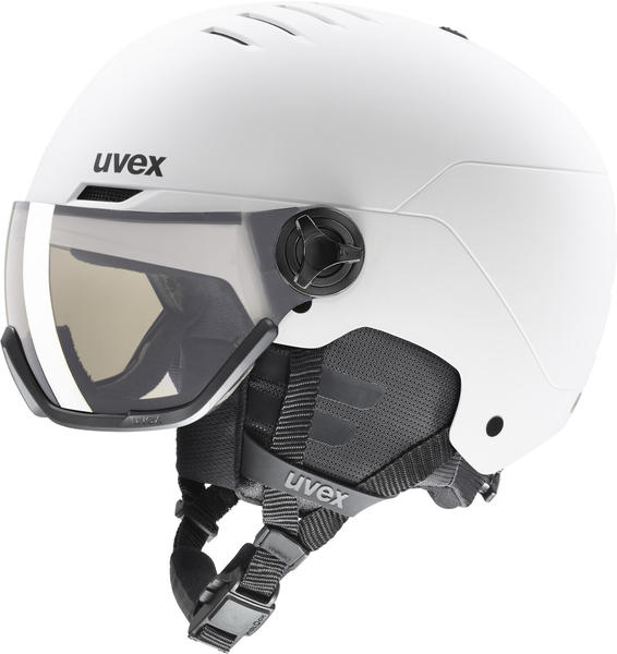 uvex Wanted Visor Pro white matt/clear