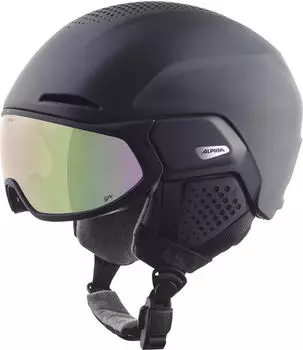 Alpina Sports Alto QV black matt Cobalt green