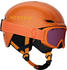 Scott Junior Keeper 2 Helmet + Witty Goggle Combo orange