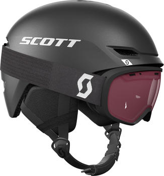 Scott Junior Keeper 2 Helm + Jr Witty Brille Combo stealth black