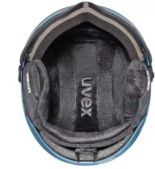 uvex Wanted Visor stone blue matt – Hochwertige Materialien für maximale Sicherheit
