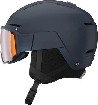 Salomon Osmo Skihelm dress blau