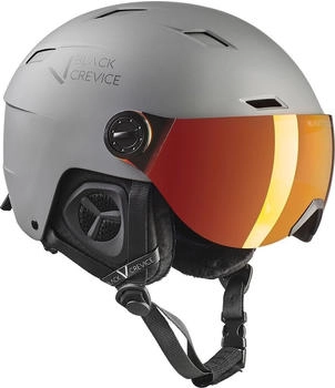 Black Crevice Skihelm mit Visier - Kirchberg gun metal