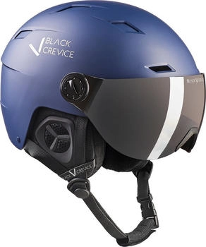 Black Crevice Skihelm mit Visier - Kirchberg navy