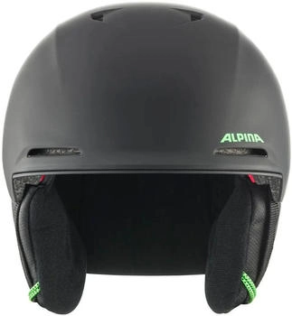 Alpina Brix Jr Helm black-neon matt