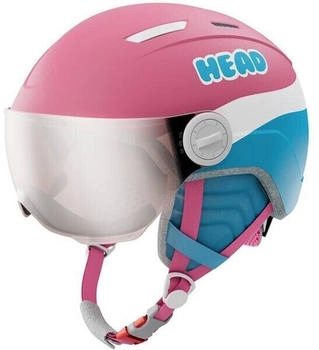 Head Kinder Helm MAJA Visor pink/blue