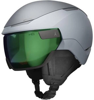 Atomic Herren Helm REVENT GT AMID VISOR HD Grey Grey – Zertifizierte Sicherheit für alpine Anforderungen