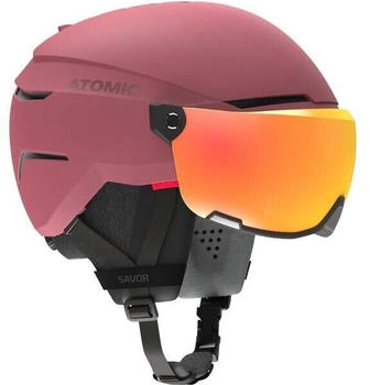 Atomic Herren Helm SAVOR VISOR STEREO Maroon Maroon