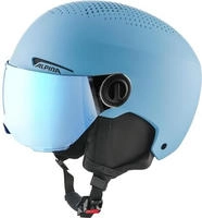 Alpina A9229, Alpina Zupo Visor Q-Lite Kinder Skihelm-Hell-Blau-51-55,...