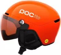 POC 10212-9664, POC Pocito Obex Visor MIPS Kinder Skihelm mit Visier-Orange-XXS,