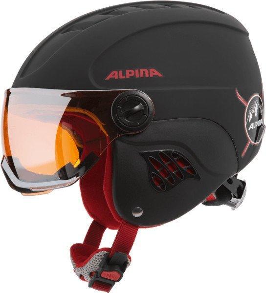 Alpina Sports Carat LE Visor HM black-red matt