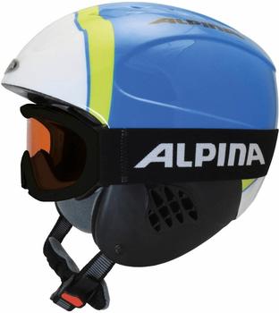Alpina Sports Carat Set lime/cyan/white