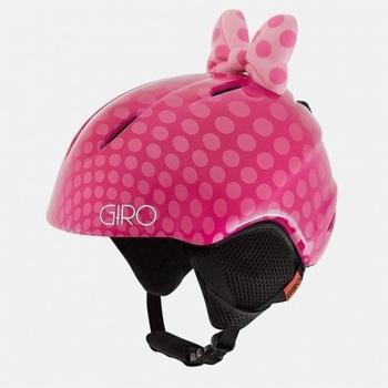Giro Launch Plus pink bow polka dots