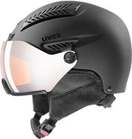 uvex S5662366004, uvex hlmt 600 visor Visier Skihelm Damen Glamour black| 53-55cm