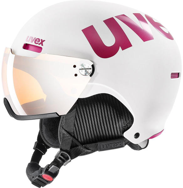 uvex HLMT 500 Visor white/pink matte