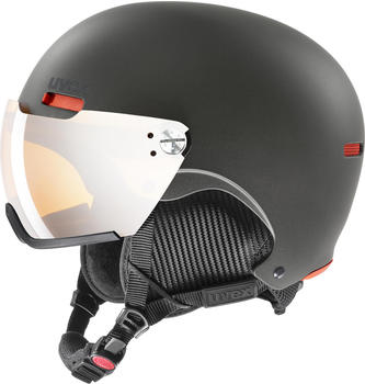 uvex HLMT 500 Visor dark slate/orange mat